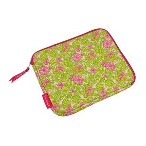 NWOT New Lilly Pulitzer Soft iPad Tablet Case Pink Green Floral